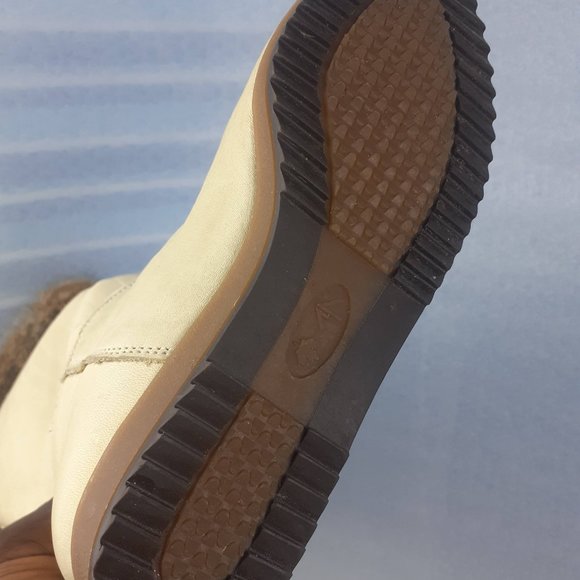 VINTAGE MUKLUK FUR TRIM SHERPA LINED SNAP BUTTON NATIVE COLDWEATHER SNOW BOOT 5 - Picture 10 of 11